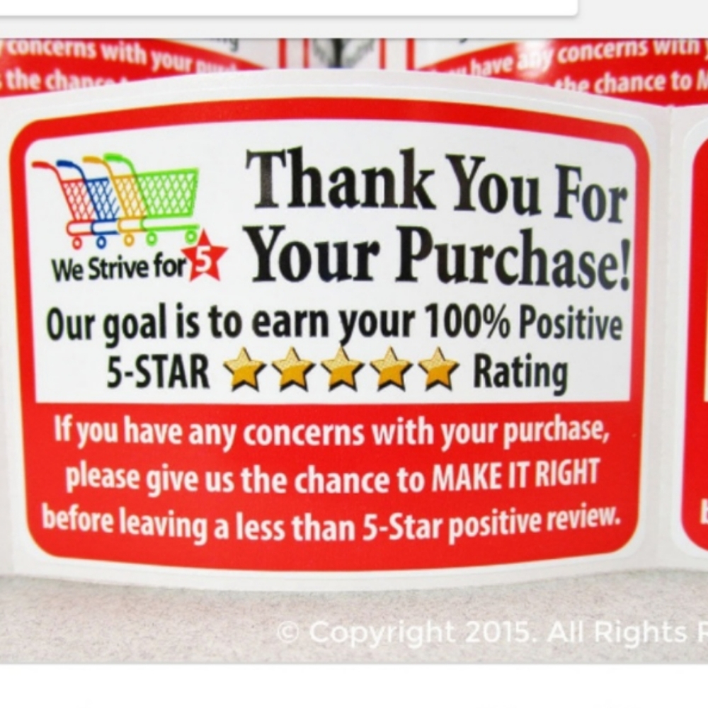 Please rate your purchase asap